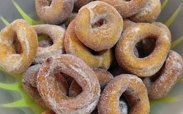 Rosquinha frita super fácil para o café
