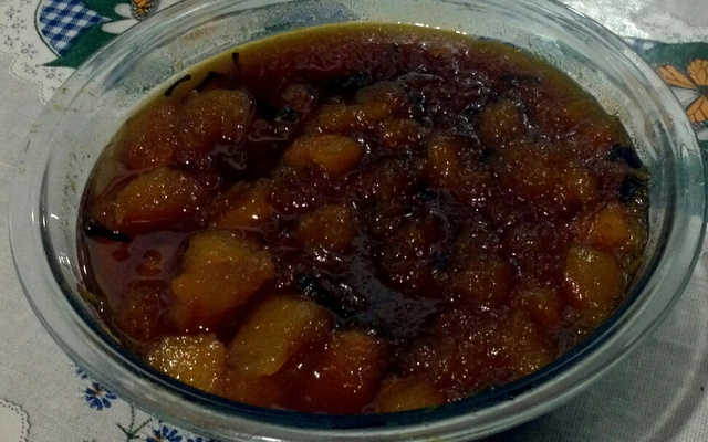 Doce de abóbora moranga de preguiçoso