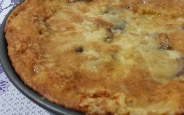 Bolo de banana da terra frita