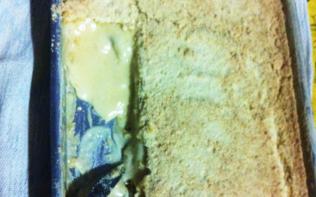 Bolo farofa de banana