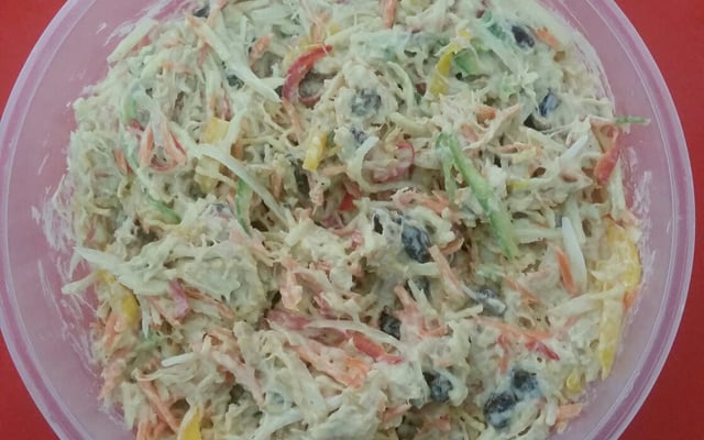 Salpicão de frango defumado da Kaká