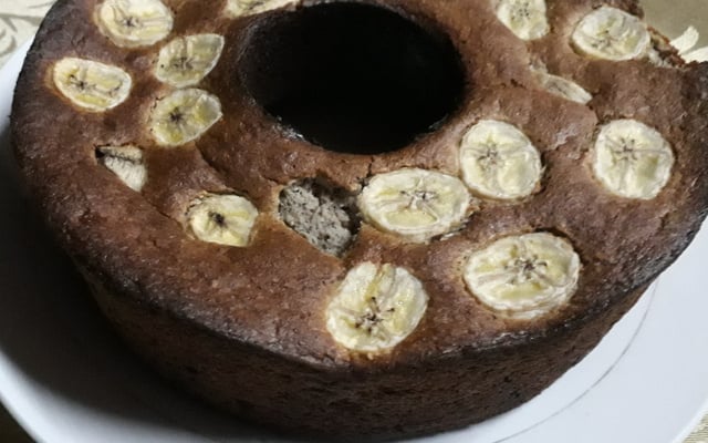 Bolo de banana low carb