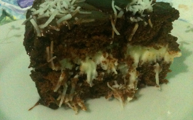 Bolo prestígio gelado