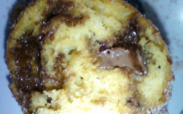 Bolinho de chuva de cenoura com chocolate