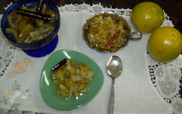 Doce de casca de laranja