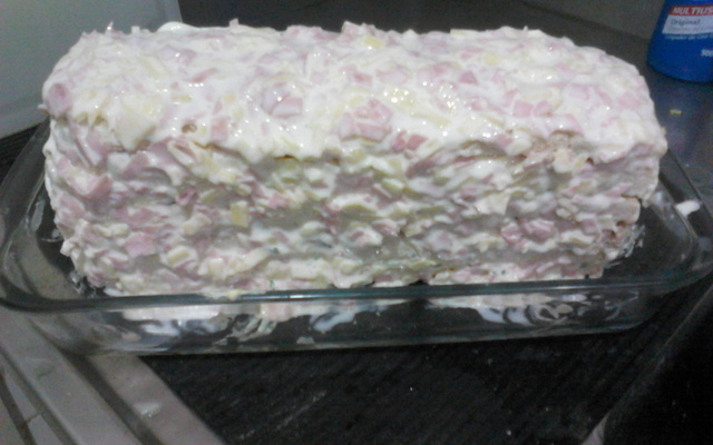 Torta fria três sabores