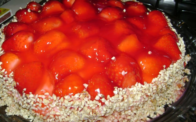 Torta deliciosa de morango