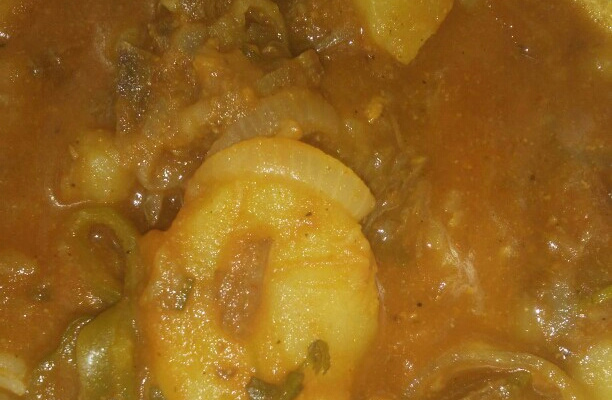 Bisteca bovina na panela de pressão da Eliza