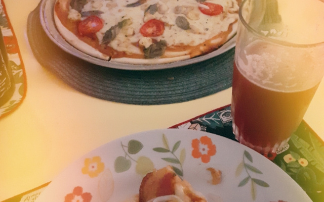 Deliciosa pizza de liquidificador