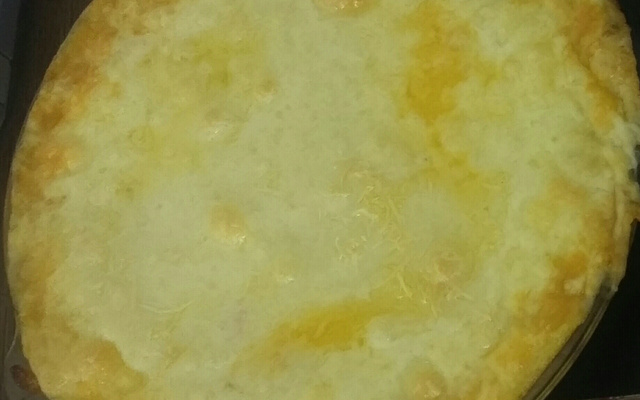 Bolo de batata gratinado da Aylla