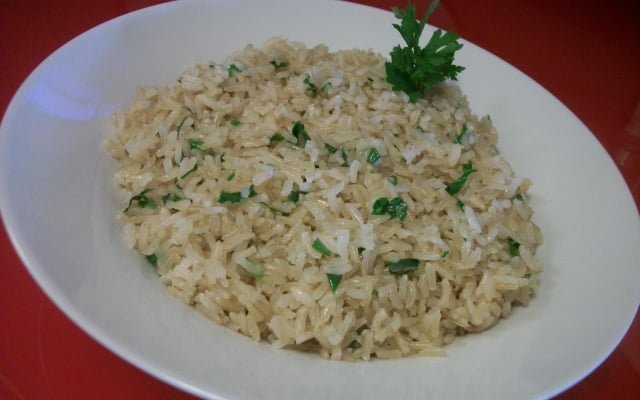 Arroz integral simples