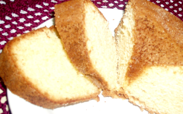 Bolo de fubá da Fê