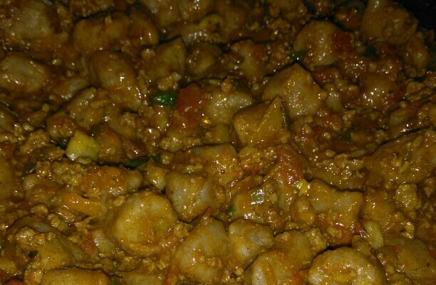 Nhoque de batata doce
