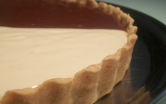 Torta de limão e chocolate