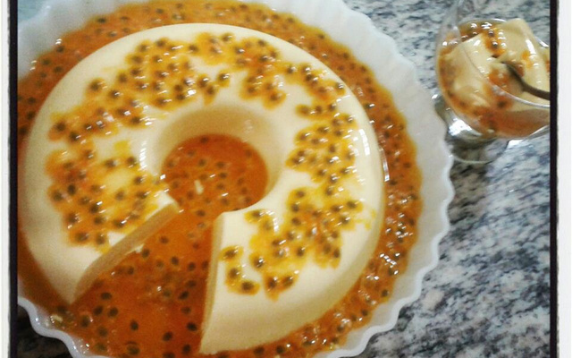 Pudim de maracujá
