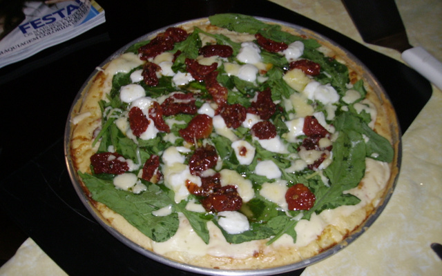 Torta -Pizza rápida de sardinha