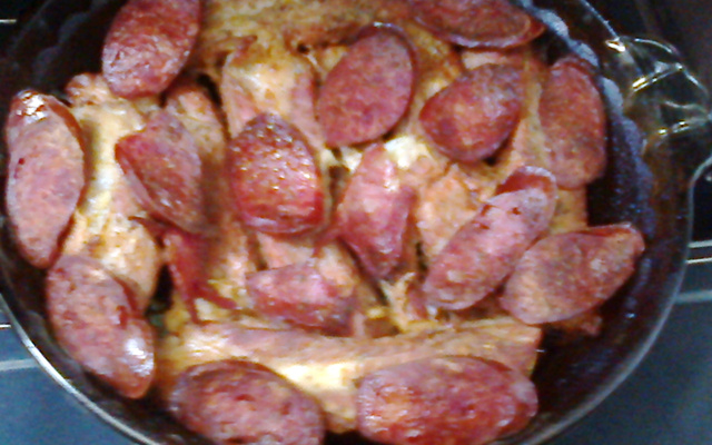 Costelinha de porco assada no forno