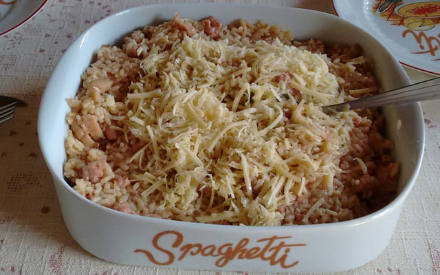 Risoto de lingüiça Toscana