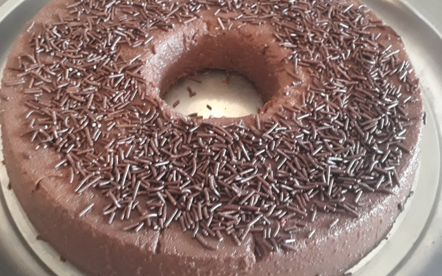 Pudim fácil de chocolate