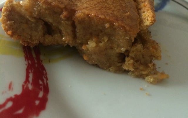 Bolo de cenoura cremoso