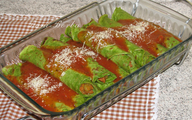 Panqueca verde nutritiva