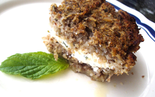 Quibe de forno recheado