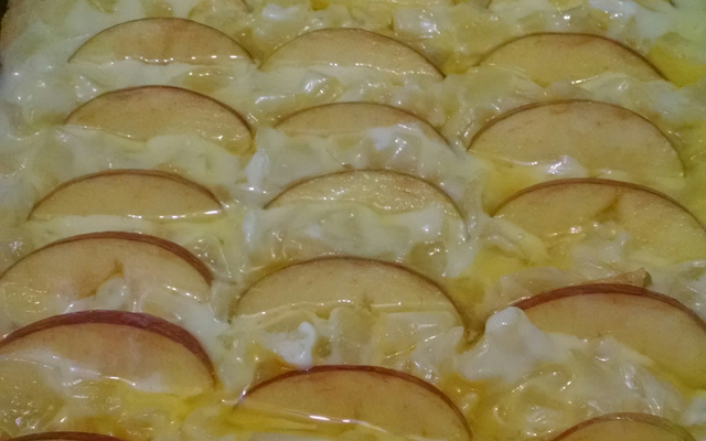 Torta alemã de maçã
