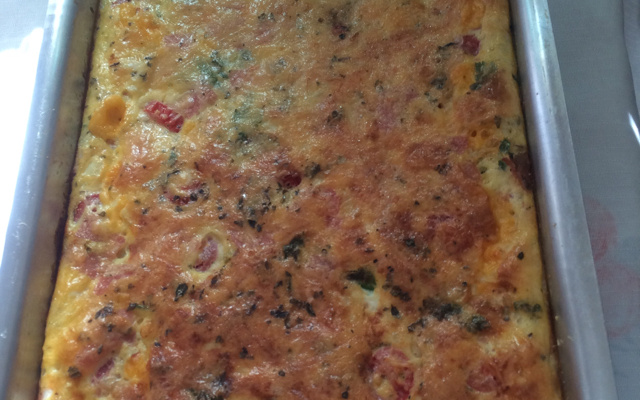 Omelete de forno sem óleo