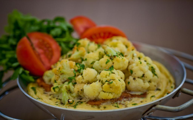 Couve-flor com frango