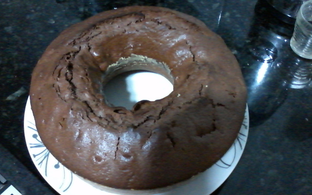 Bolo dueto - chocolate e café