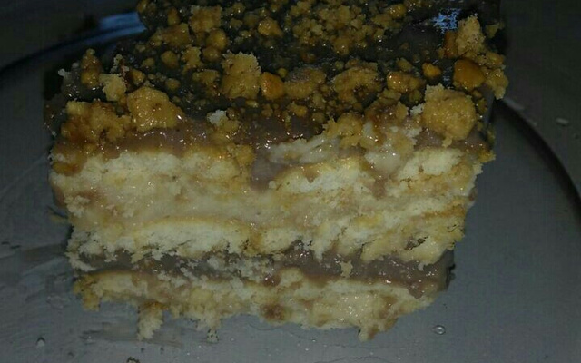 Pavê de paçoquinha e chocolate