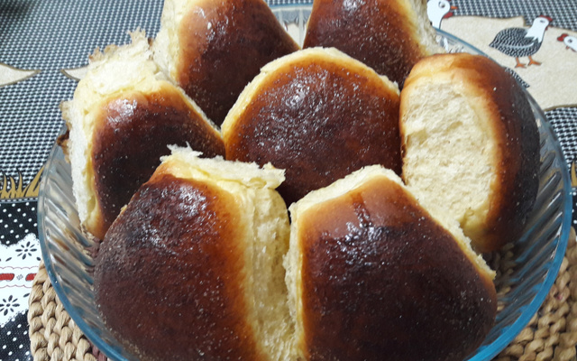 Pão doce de mandioquinha