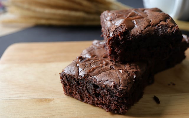 Brownie de chocolate na air fryer