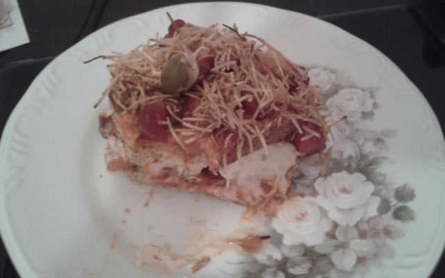 Cachorro quente de forno