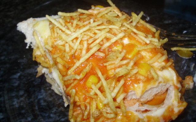 Cachorro quente de forno