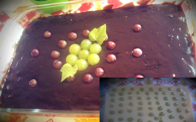 Escondidinho de uva italia