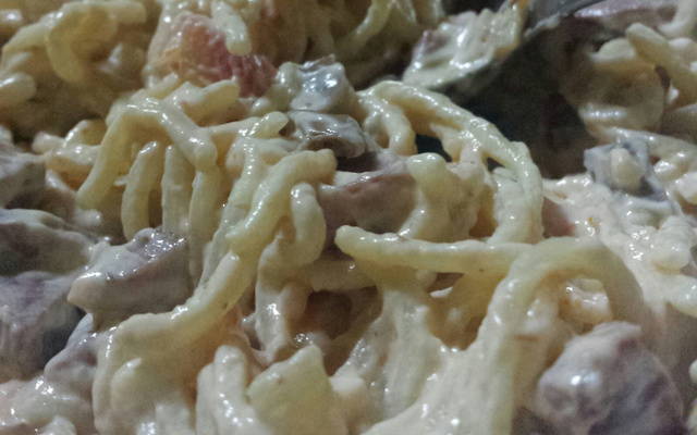 Macarronada de calabresa