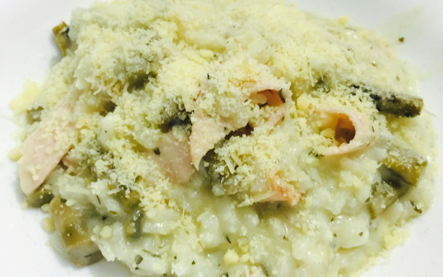Risoto de aspargo