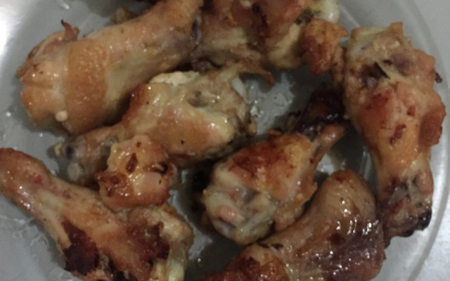 Frango à passarinho assado