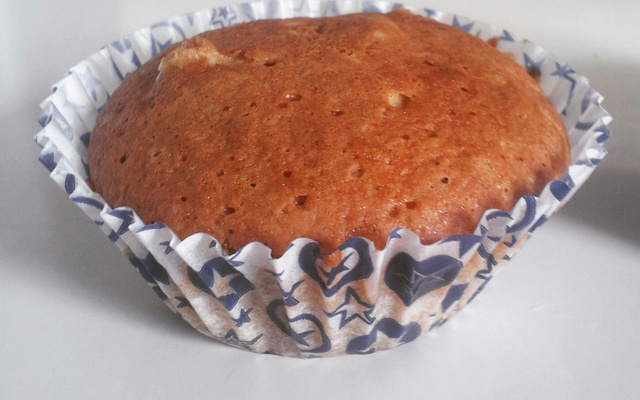 Muffin de banana com canela