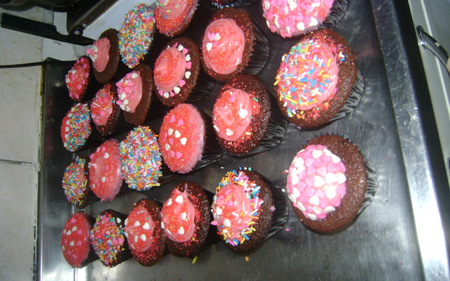 Cupcake de chocolate