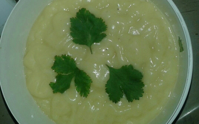 Frango com creme de milho