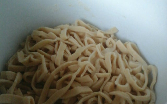 Massa de macarrão caseiro