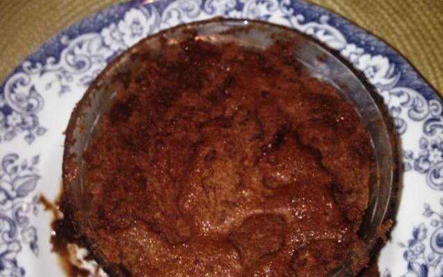 Bolo de caneca de chocolate