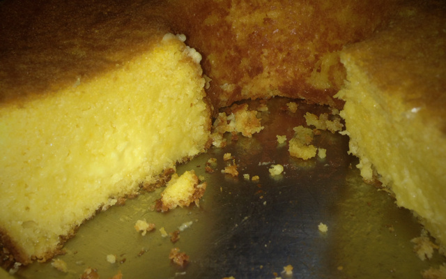 Bolo de milho cremoso