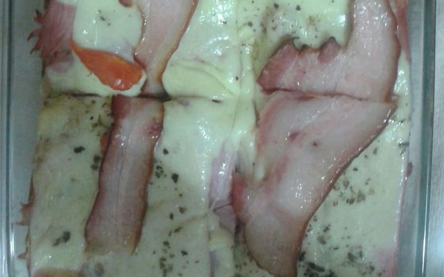 Bauru de forno com pão de forma