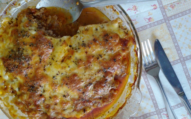 Parmegiana de carne moída