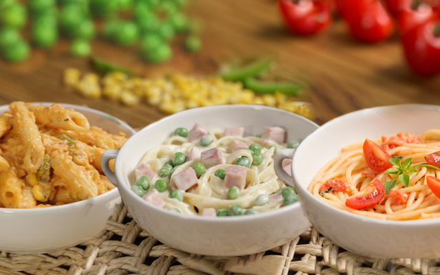 3 molhos para macarrão