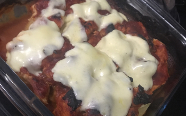 Filé de peixe da mamãe