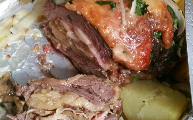 Fraldinha recheada ao molho de requeijão e bacon